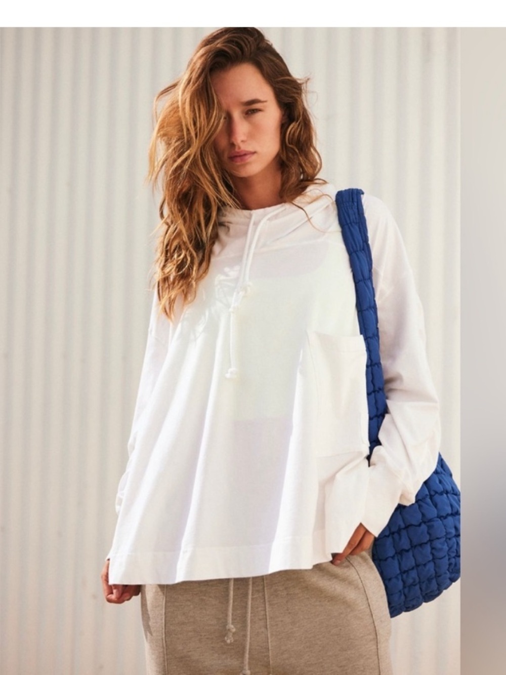 Free People Movement Hot Shot Hoodie White Size XS